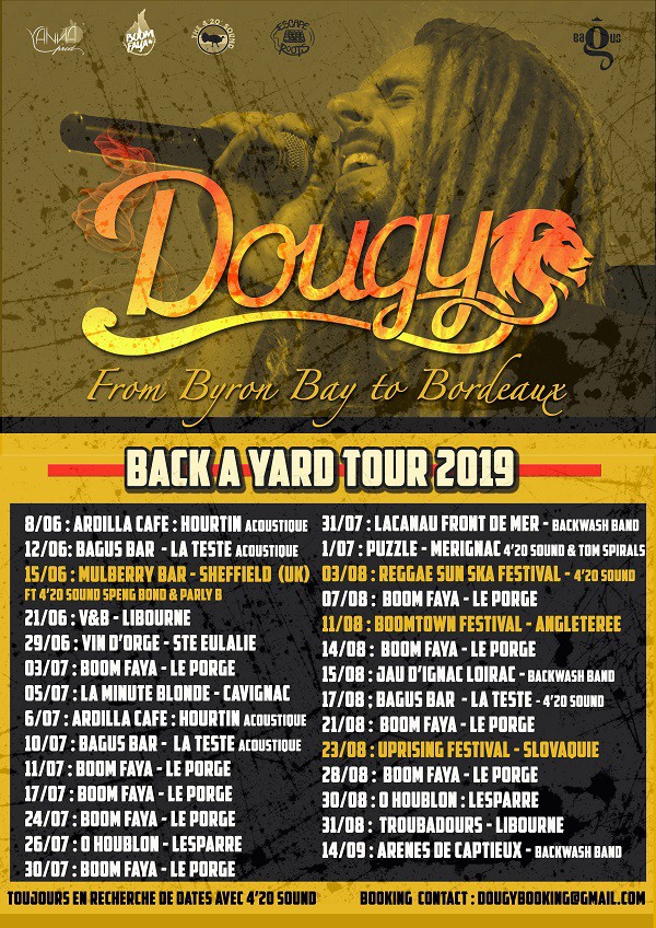 Dougy - Flyer Tour 2019