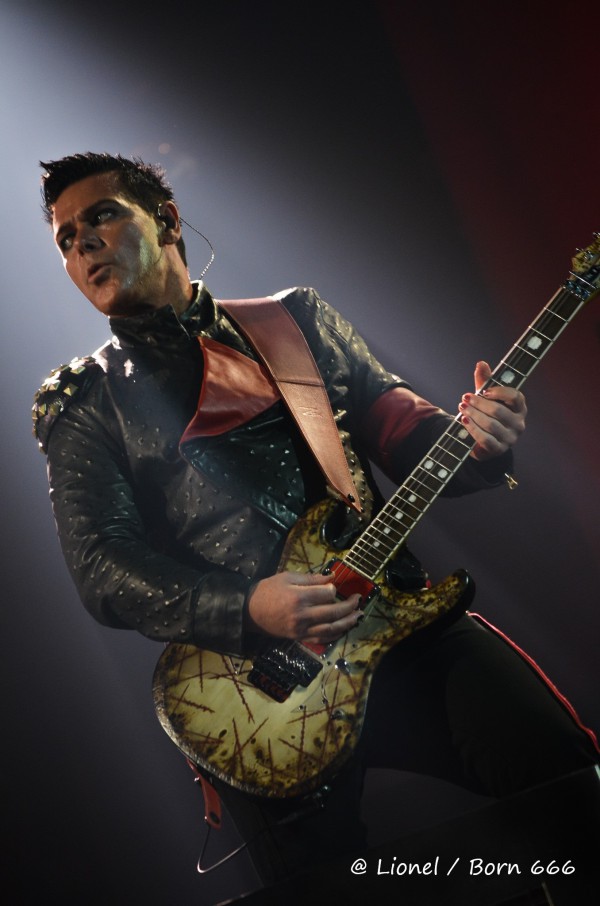 guitariste, rammstein, live, paris