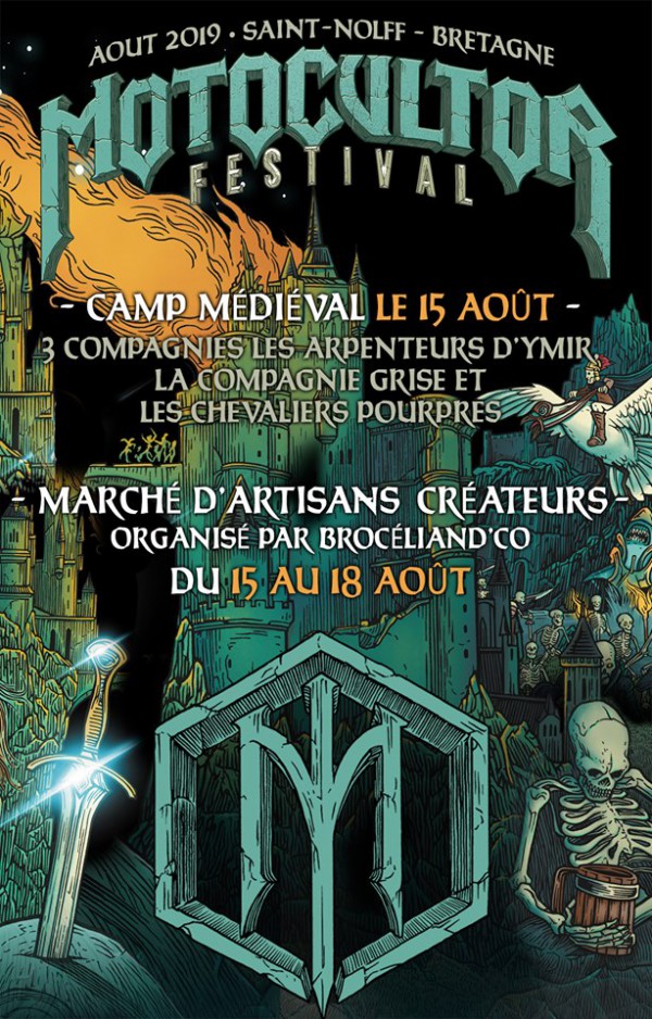 Village médiéval, Motocultor 2019, Saint-Nolff