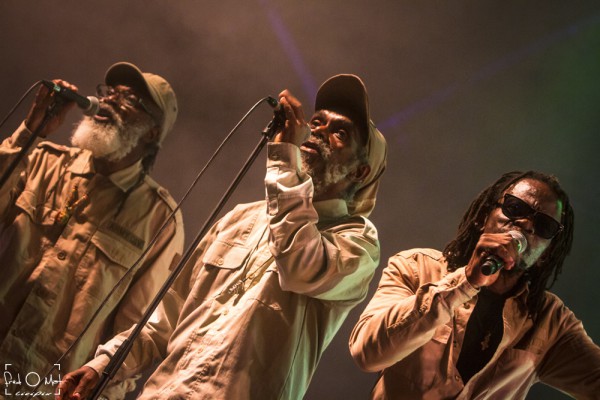Lloyd Parks, Bernard Collins et Kushart, Rockers Jamaica photo crédit LiviPix, Bagnols Reggae Festival #2 27/07/2019