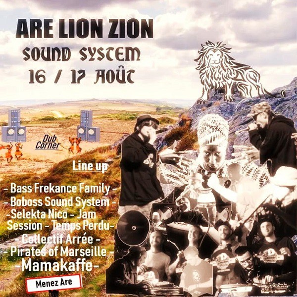Flyer festival Are Lion Zion - 16-17 août
