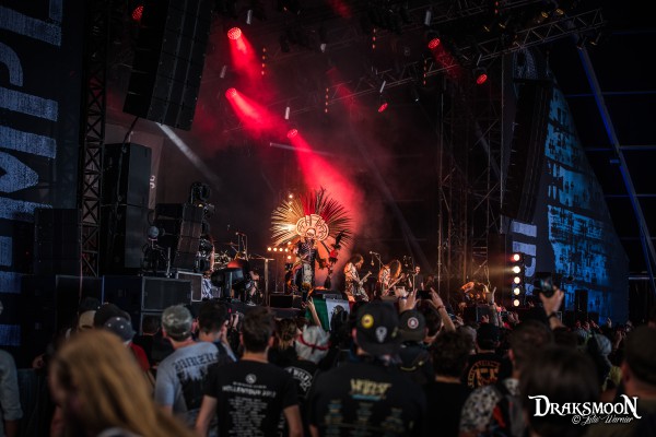 hellfest 2019, hellfest open air, temple, cemican, folk metal, metal précolombien, danza de muerte, ritual de muertos, dia de muertos