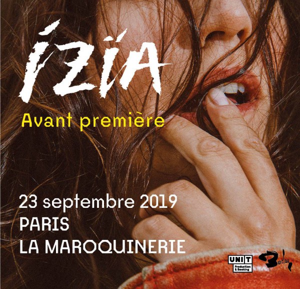 izïa, rock, rock alternatif, uni-t, trop vite, la maroquinerie
