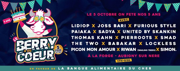 Flyer Le Berry a du Coeur. 2019