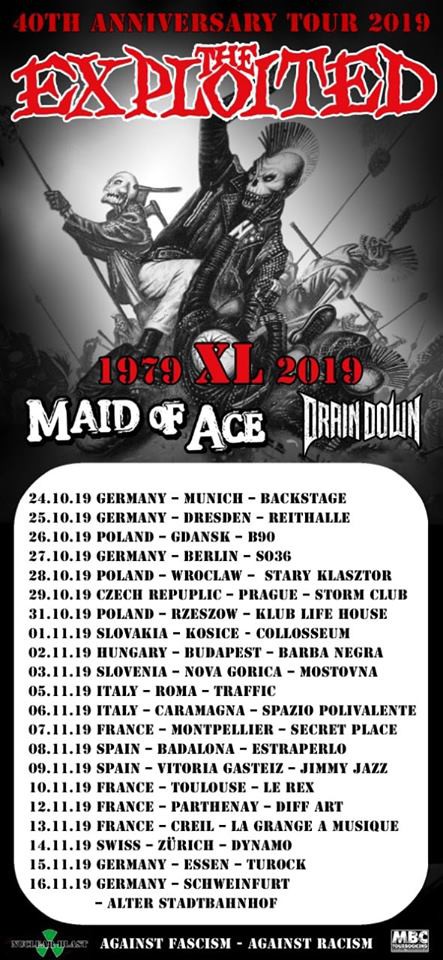 The Exploited Tour 2019