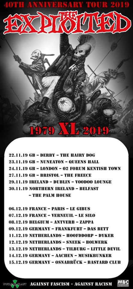 The Exploited Tour 2019 2