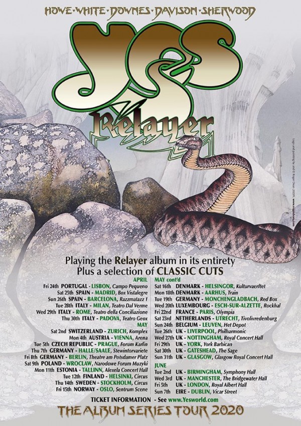 Yes, Relayer tour