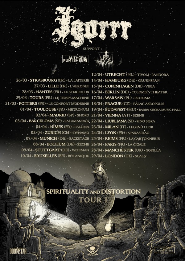 igorrr, tournée, spirituality and distortion, 2020