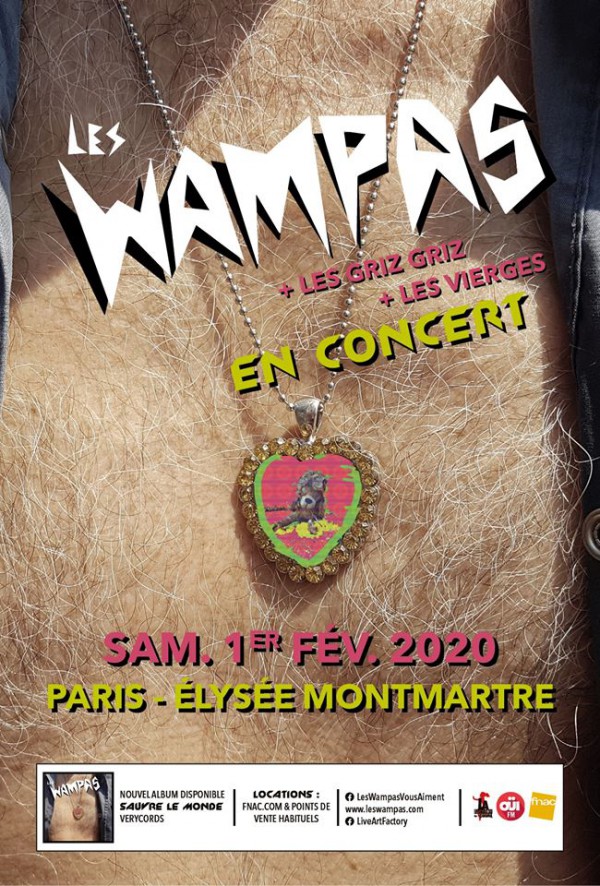 Sauvre Le Monde, Didier Wampas, Punk, Rock, Garage, Tournée, 2020