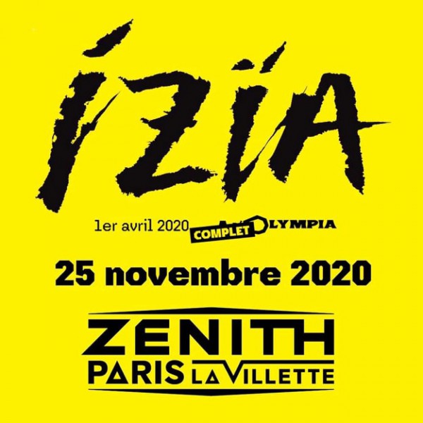 Izïa, concert, rock, concerts, olympia, zénith de paris, zénith, 2020