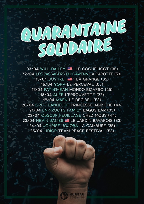 La Quarantaine solidaire (Hureau booking association)