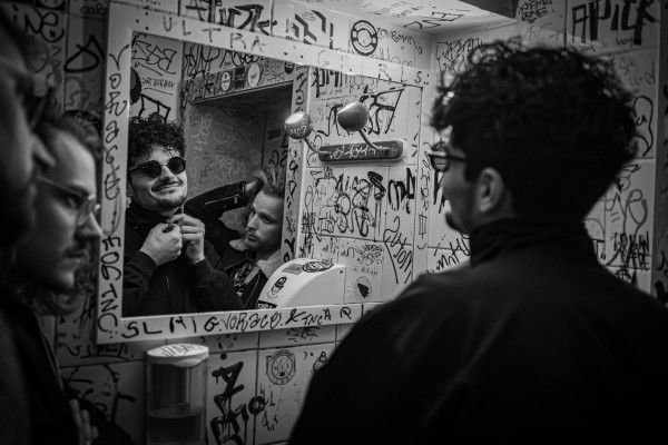 miroir, noir et blanc, rock, club, disco, dancefloor