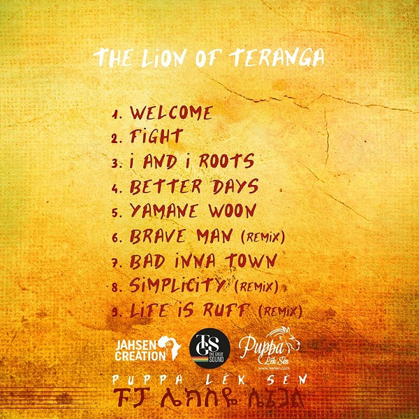 Tracklist The Lion of Teranga - Puppa Lëk Sèn