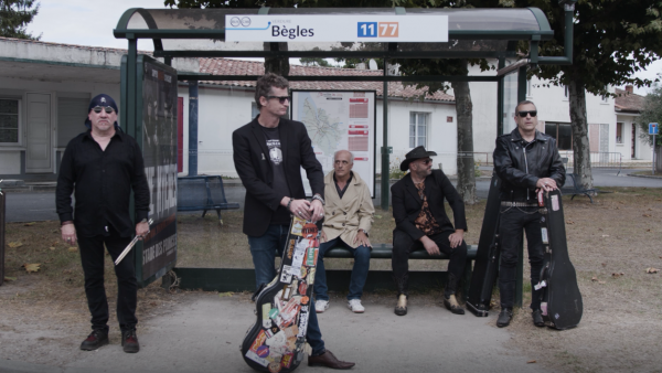 Rock, noir, Poutou, Gironde, verdure, autobus
