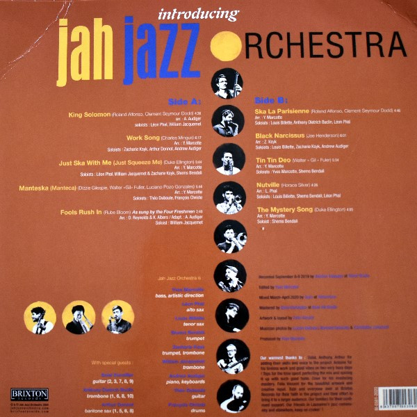 Jah Jazz Orchestra, Ska, Brixton records, Skatalites