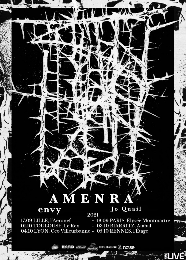 amenra, envy, jo quail, doom, l'étage, l'atabal, rex, élysée-montmatre, aéronef, cco