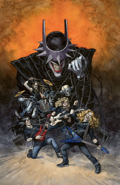 Batman, DC comics, Megadeth, Ghost, Sepultura, Ozzy Osbourne