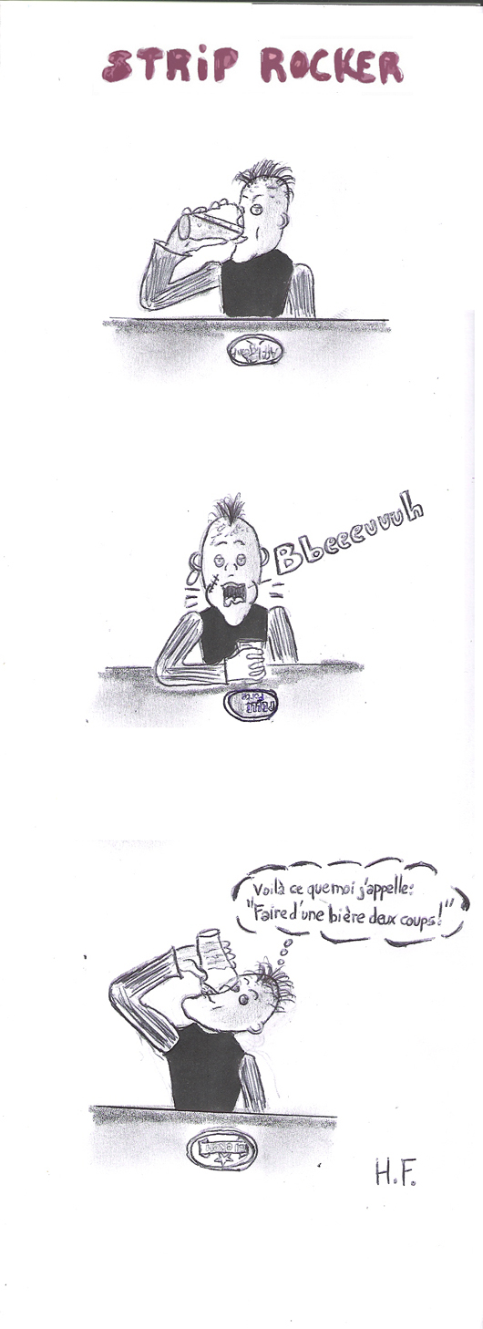 Voilà  ce que moi j'appelle : "Faire d'une bière deux coups !"