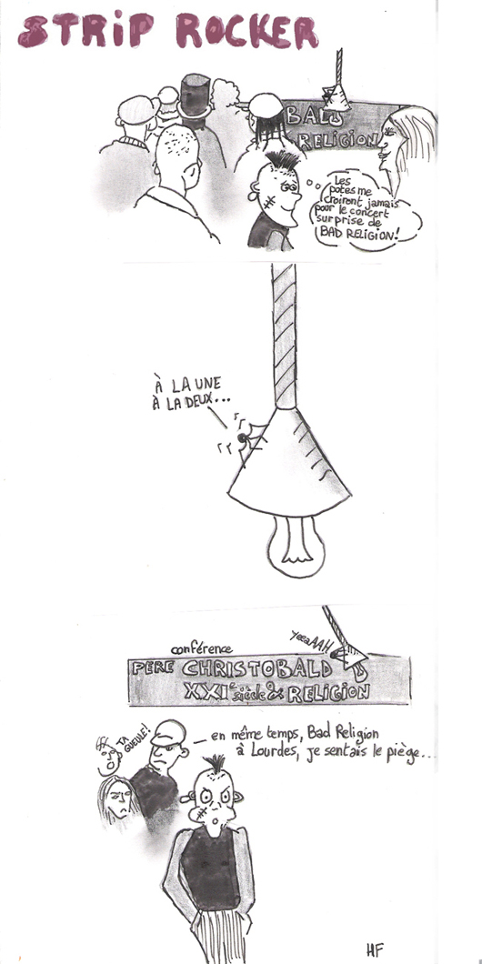 Les potes me croiront jamais pour le concert surprise de Bad Religion !