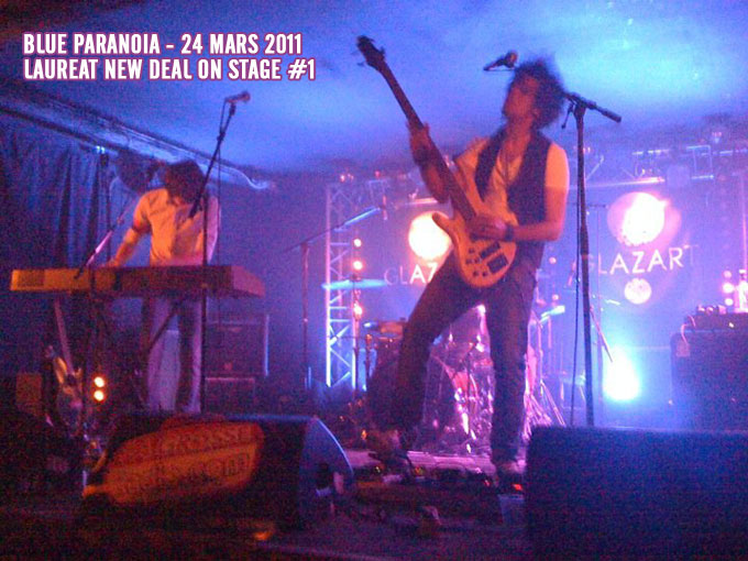 Blue Paranoia New Deal On Stage mars 2011