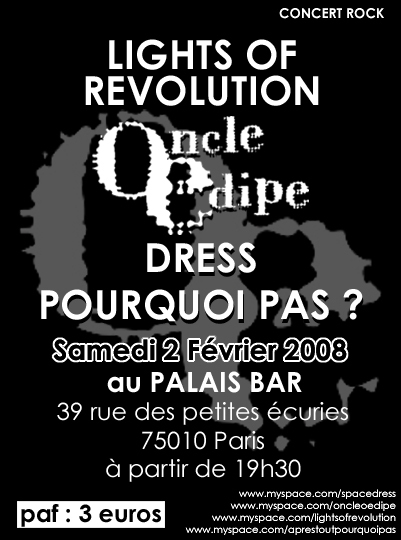 DRESS en live au Palais Bar à Paris