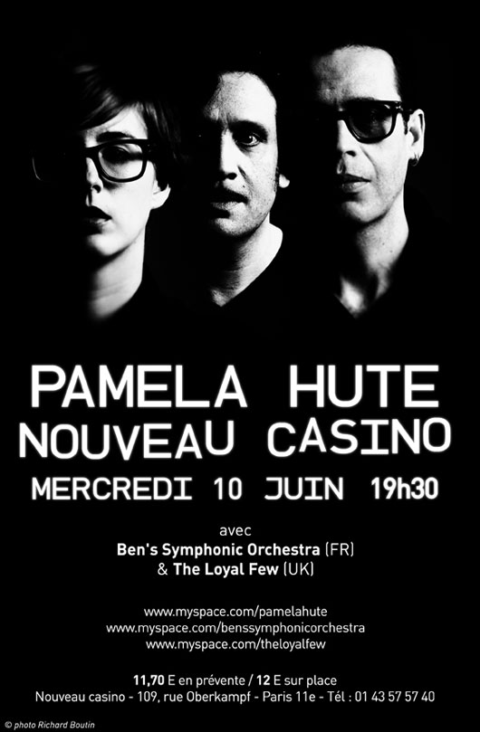 Pamela Hute au Nouveau Casino