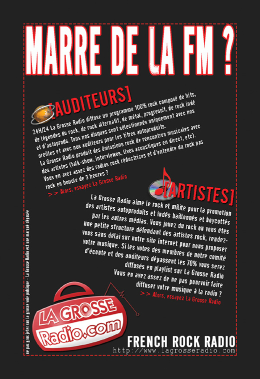 Flyer rock de la Grosse Radio