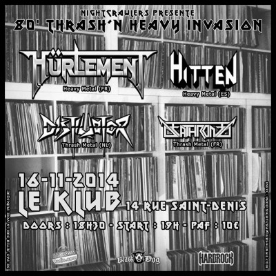 Hürlement et compagnie au Klub le dimanche 16 novembre