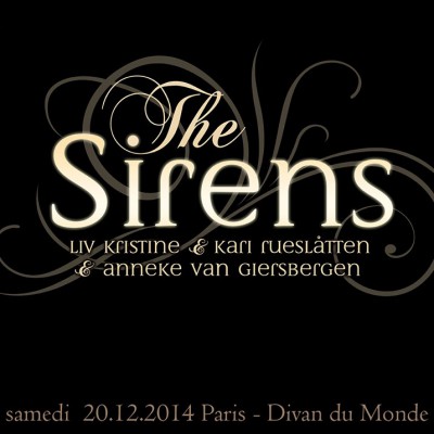 The Sirens en concert à Paris le 20 décembre
