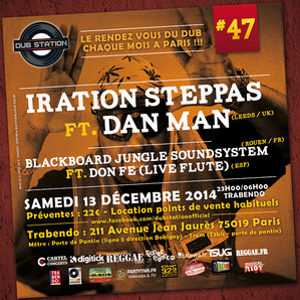 Dub Station # 47 : 13 décembre 2014 au Trabendo