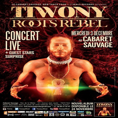 Tiwony au Cabaret Sauvage ce mercredi 3 Décembre
