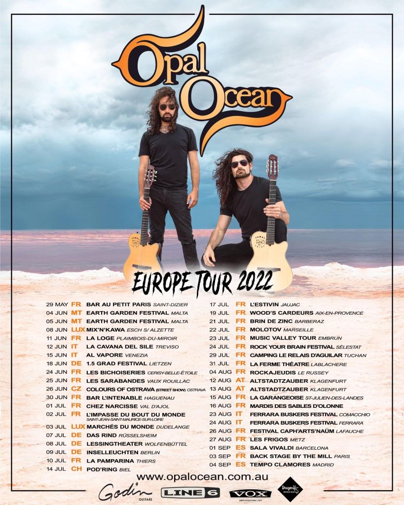 guitare, instrumental, Pink Floyd, Jordan Rudess, Opal Ocean, prog