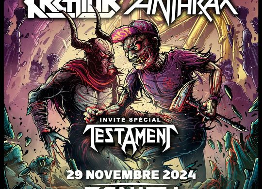 Kreator et Anthrax à Paris - Artwork @danmumforddraws