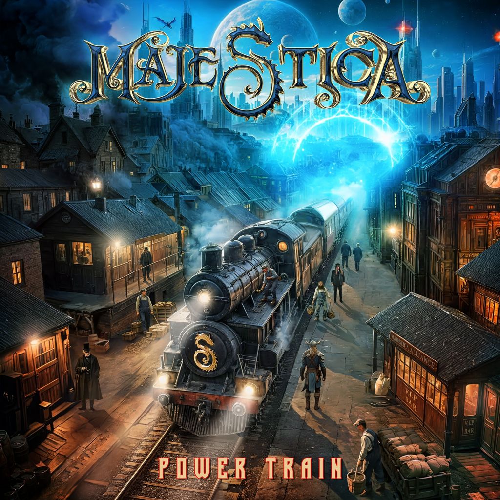 Majestica, Power train, Power Metal, Tommy Johansson, Chris David, Joel Kollberg, Alex Oriz