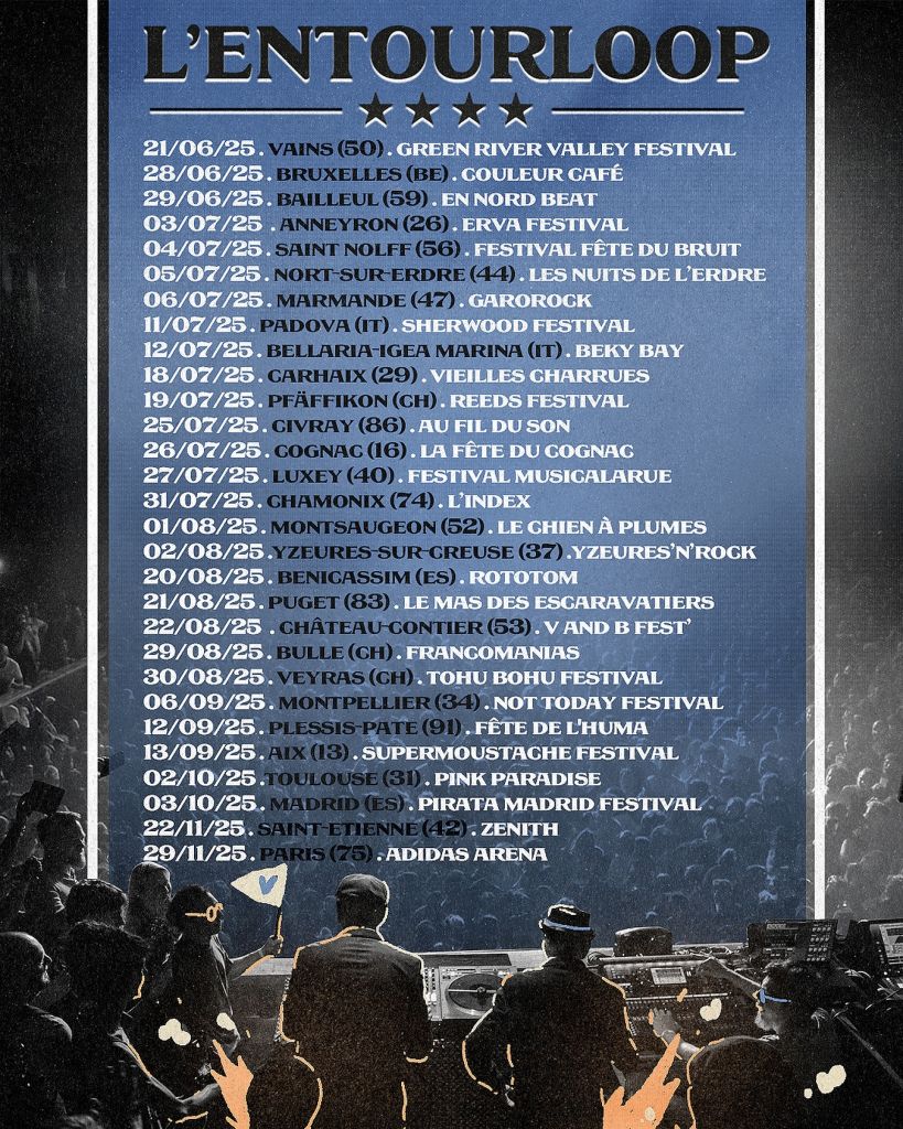 Dates de tournée de l'Entourloop
