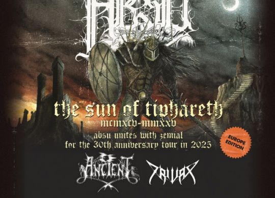 Affiche du concert d'Absu