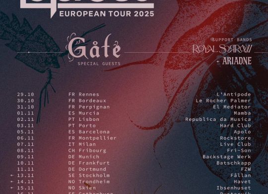 Leprous, Melodies of Atonement, Einar Solberg, Tor Oddmund Suhrke, Baard Kolstad, Simen Børven, Robin Ognedal, Tomasz Gotfryd, gate, royal sorrow,