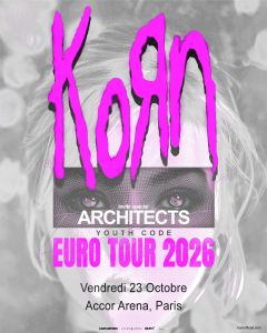 Korn annonce un concert à l’AccorArena