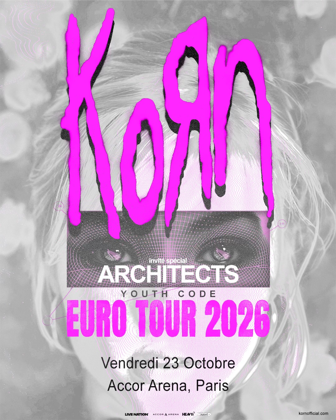 Korn annonce un concert à l’AccorArena