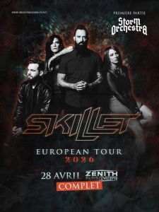 Skillet prêt à renverser Paris !