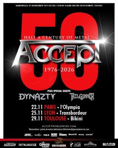 Accept : trois dates en France pour 50 ans de carrière !