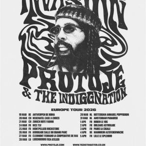 Protoje en tournée européenne 2026