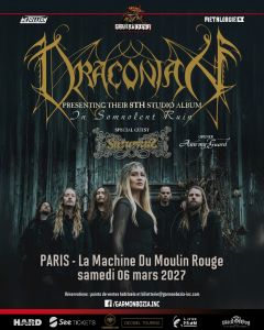 Draconian annonce son nouvel album In Somnolent Ruin et une tournée européenne en 2027